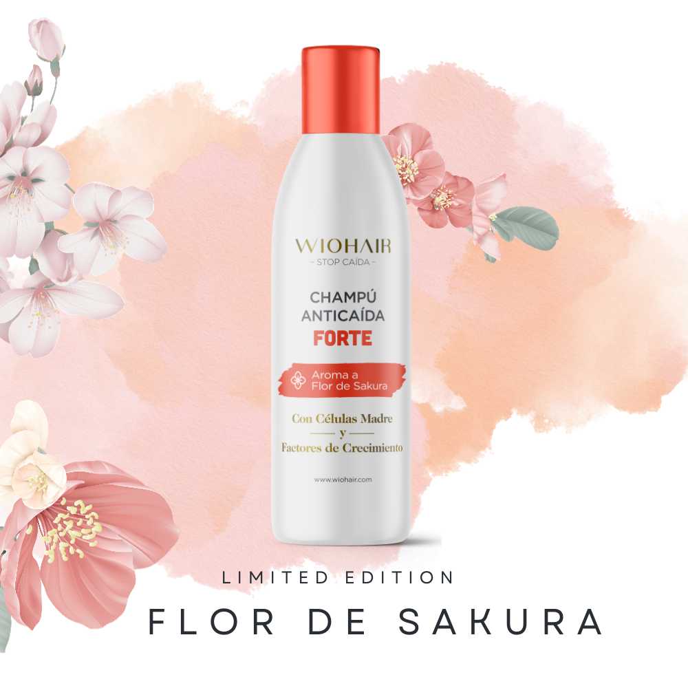 Champú Anticaída Edición limitada Aroma Flor de Sakura