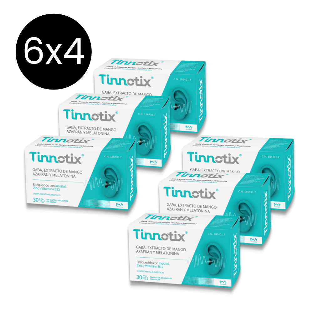6x4 Tinnotix, comprimidos para los acúfenos